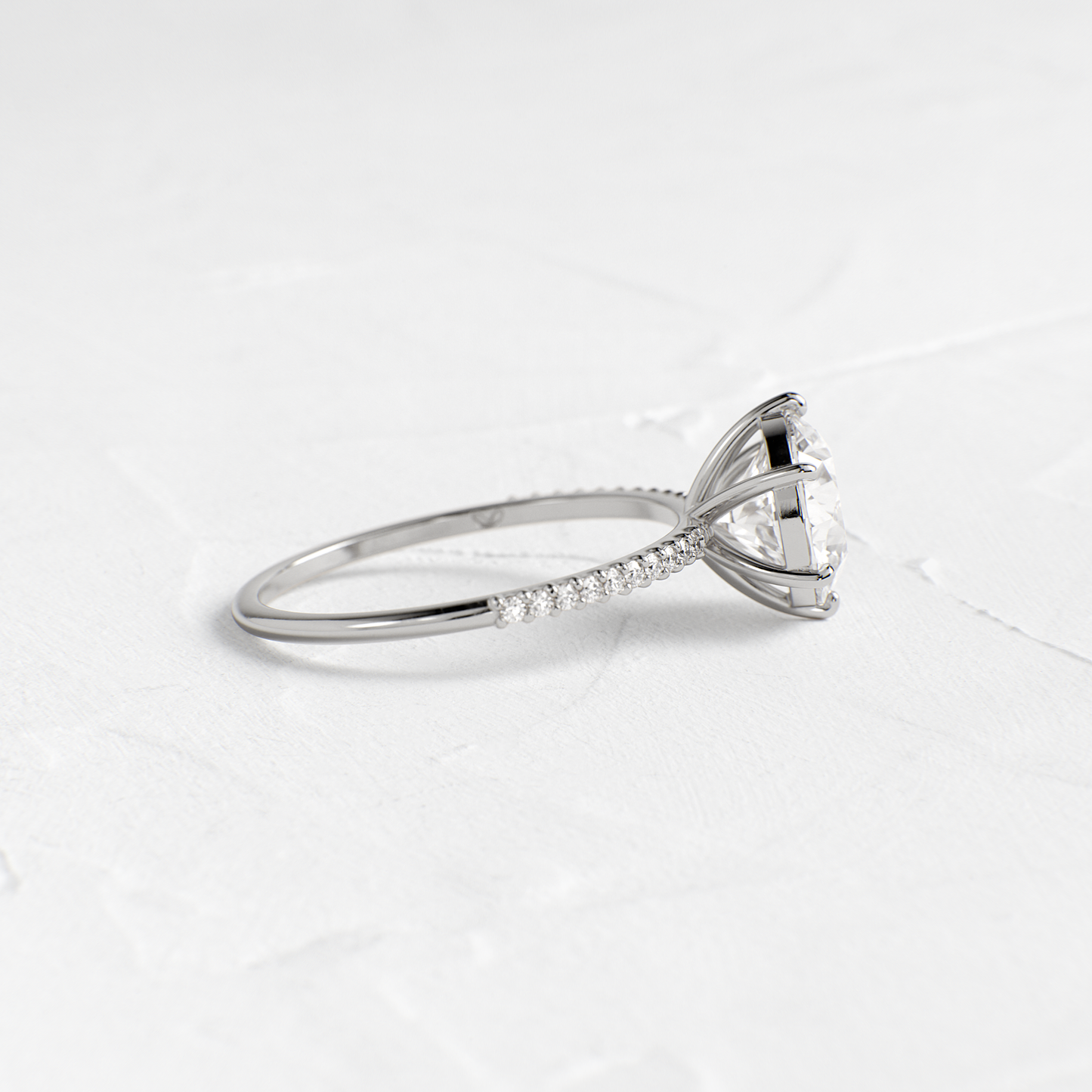 Solitaire-Oval Lab Grown Diamond Engagement Ring