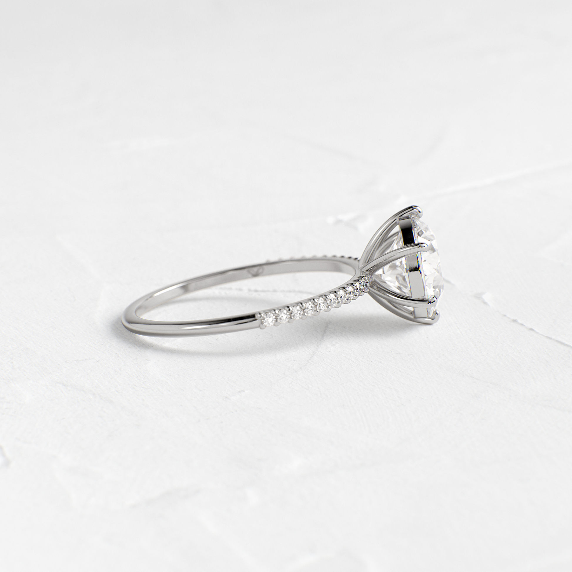 Solitaire-Oval Lab Grown Diamond Engagement Ring