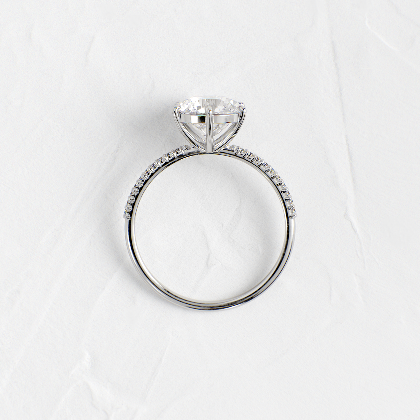 Solitaire-Oval Lab Grown Diamond Engagement Ring