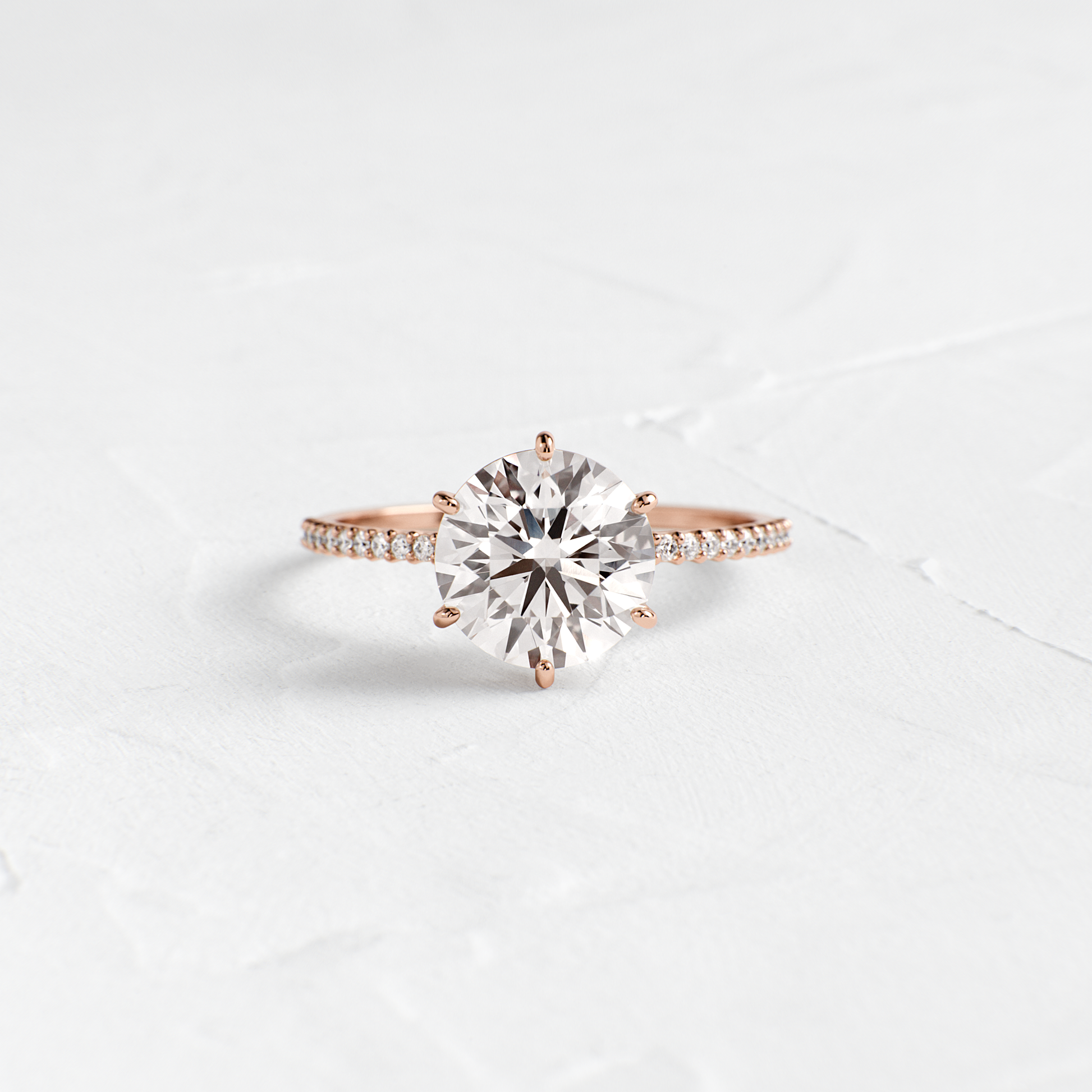 Solitaire-Oval Lab Grown Diamond Engagement Ring