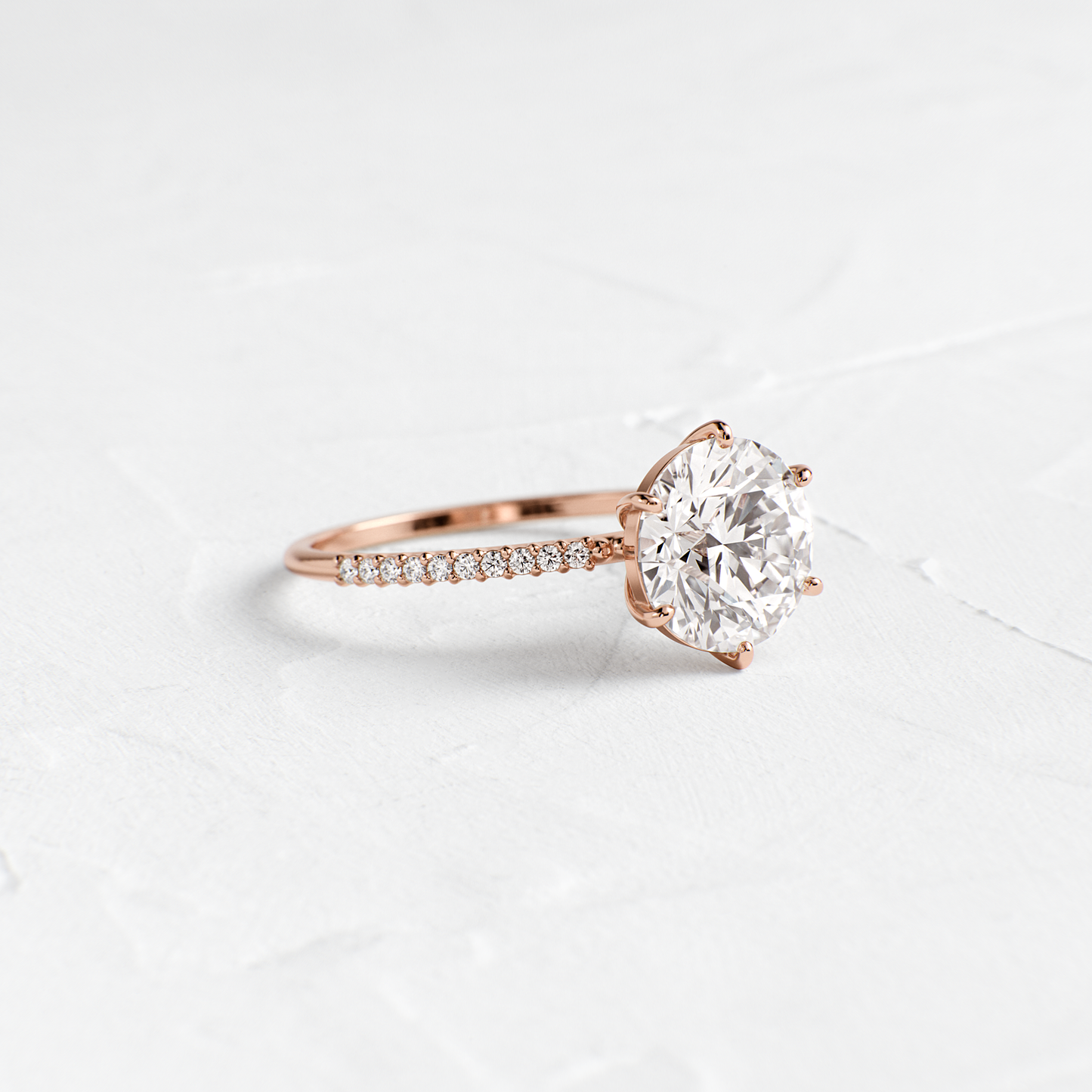 Solitaire-Oval Lab Grown Diamond Engagement Ring