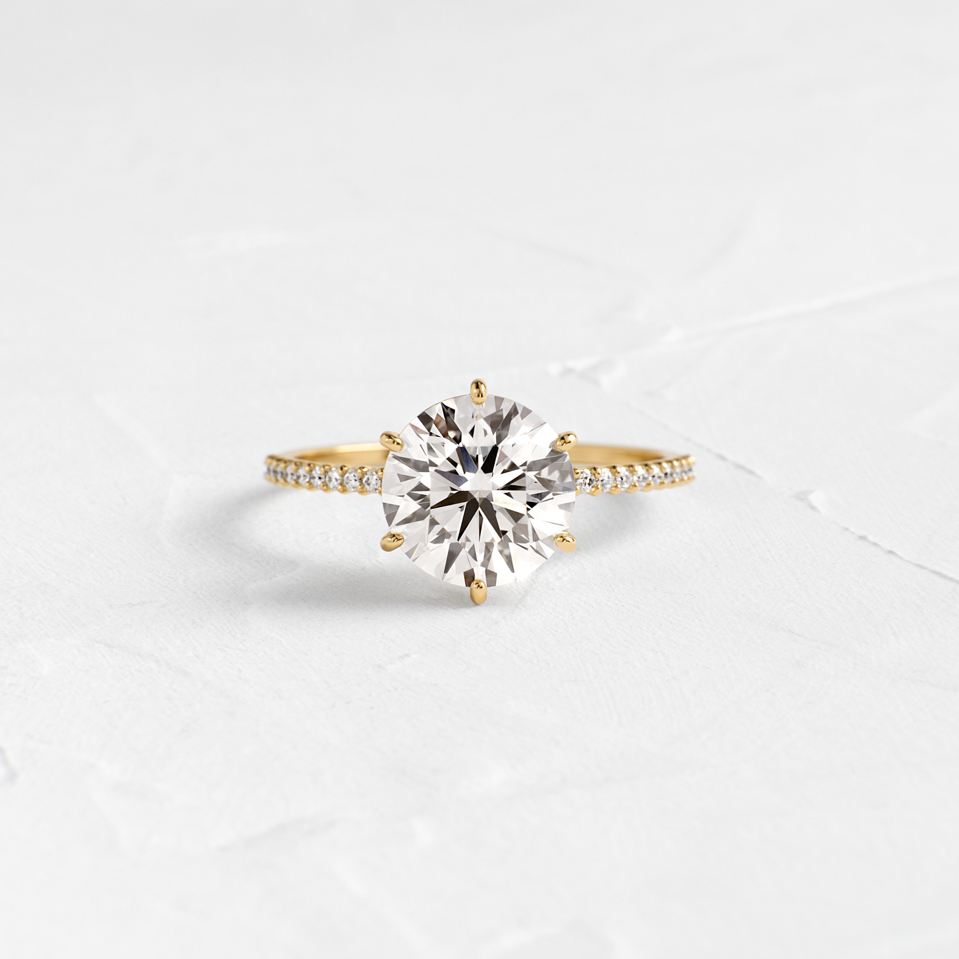 Solitaire-Oval Lab Grown Diamond Engagement Ring