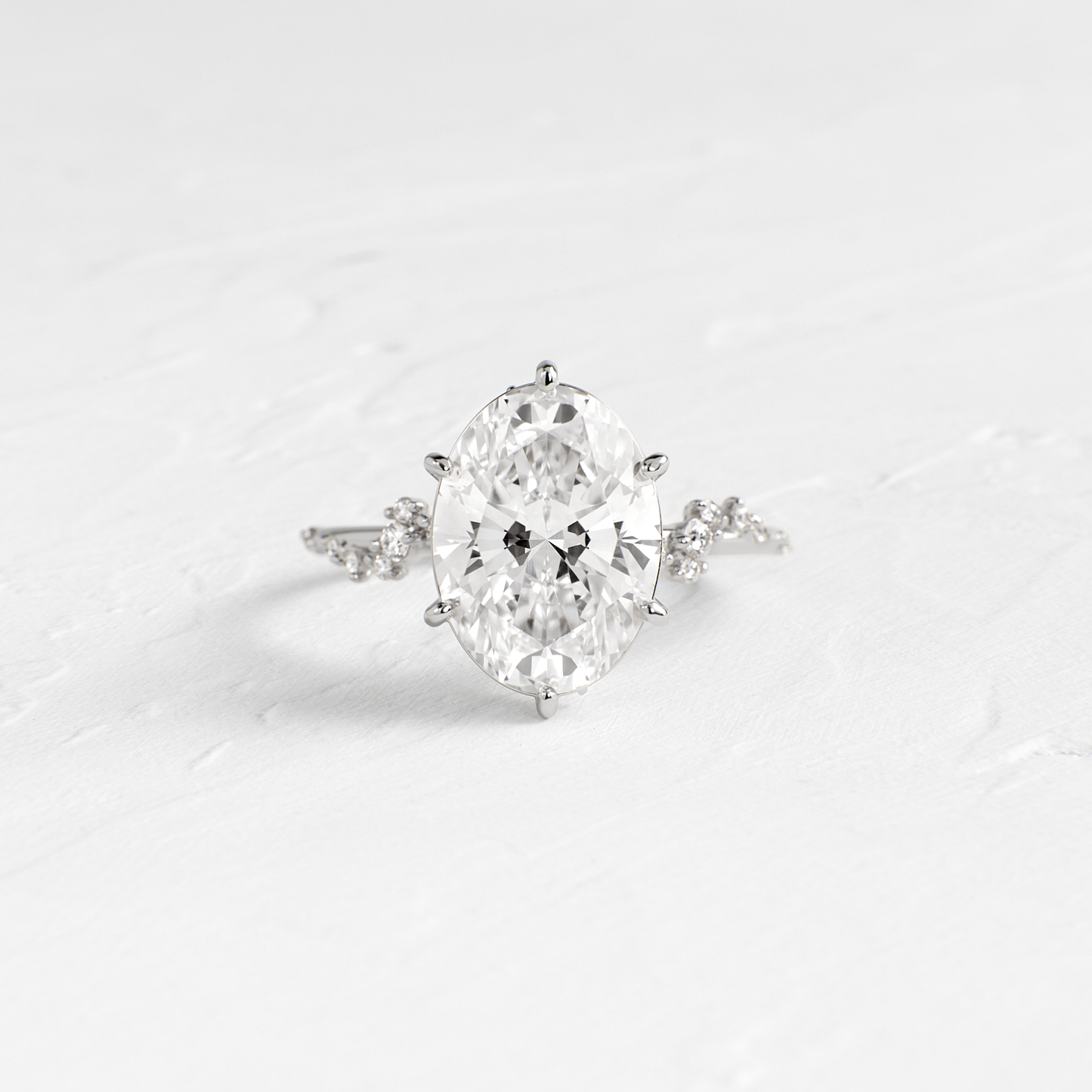 Solitaire-Oval Lab Grown Diamond Engagement Ring