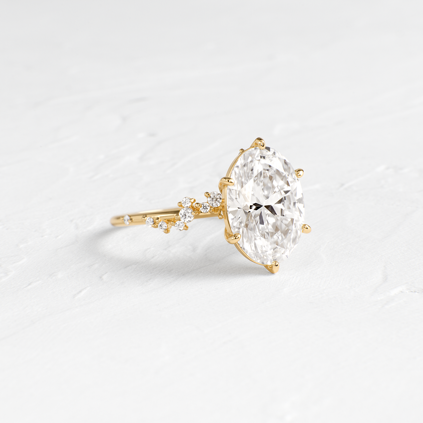 Solitaire-Oval Lab Grown Diamond Engagement Ring