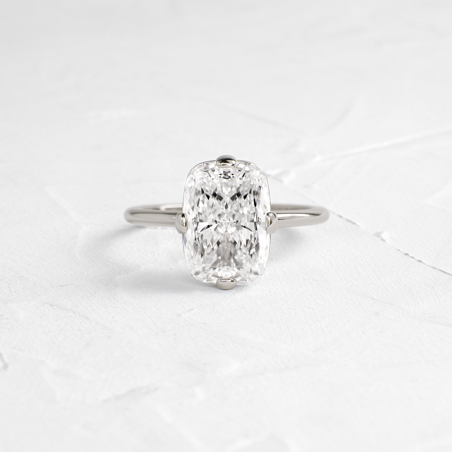 Solitaire-Oval Lab Grown Diamond Engagement Ring