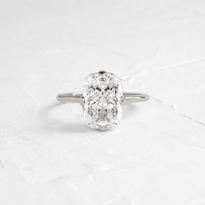 Solitaire-Oval Lab Grown Diamond Engagement Ring