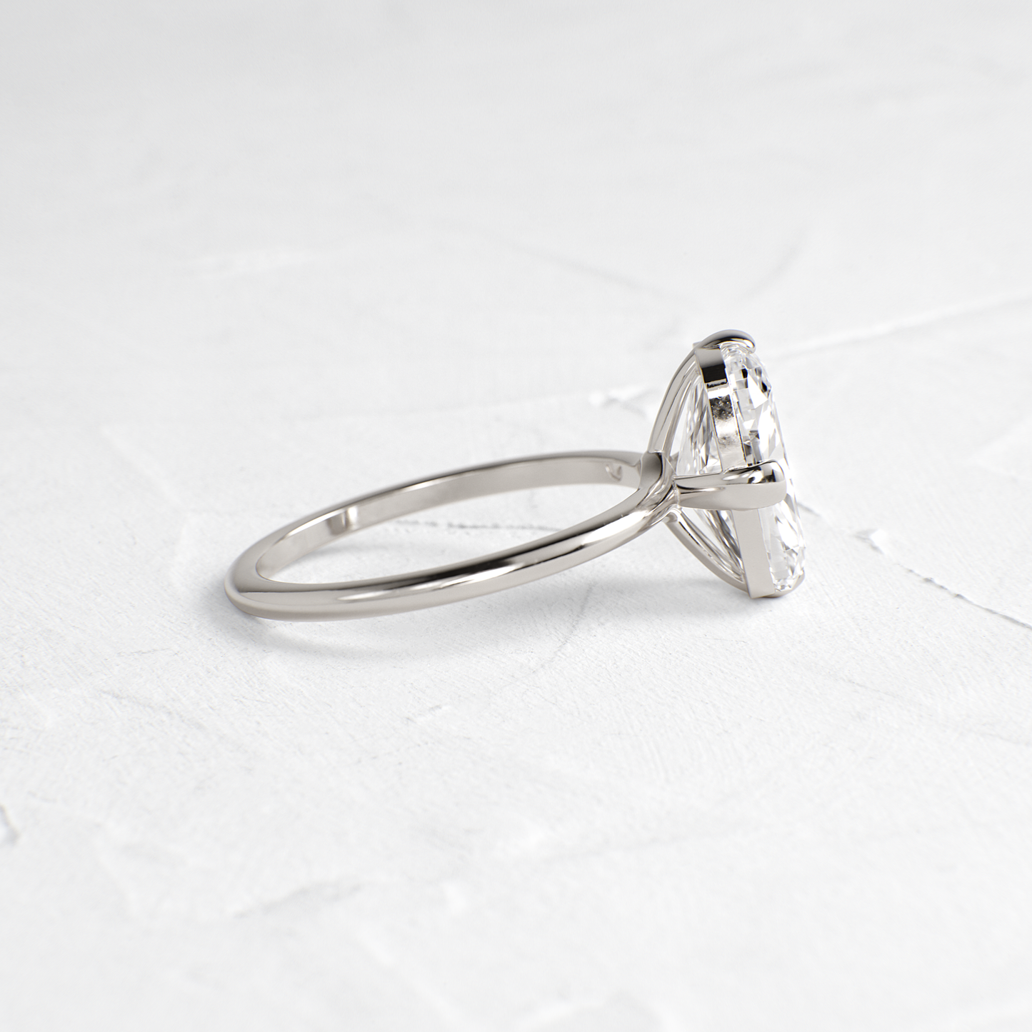 Solitaire-Oval Lab Grown Diamond Engagement Ring