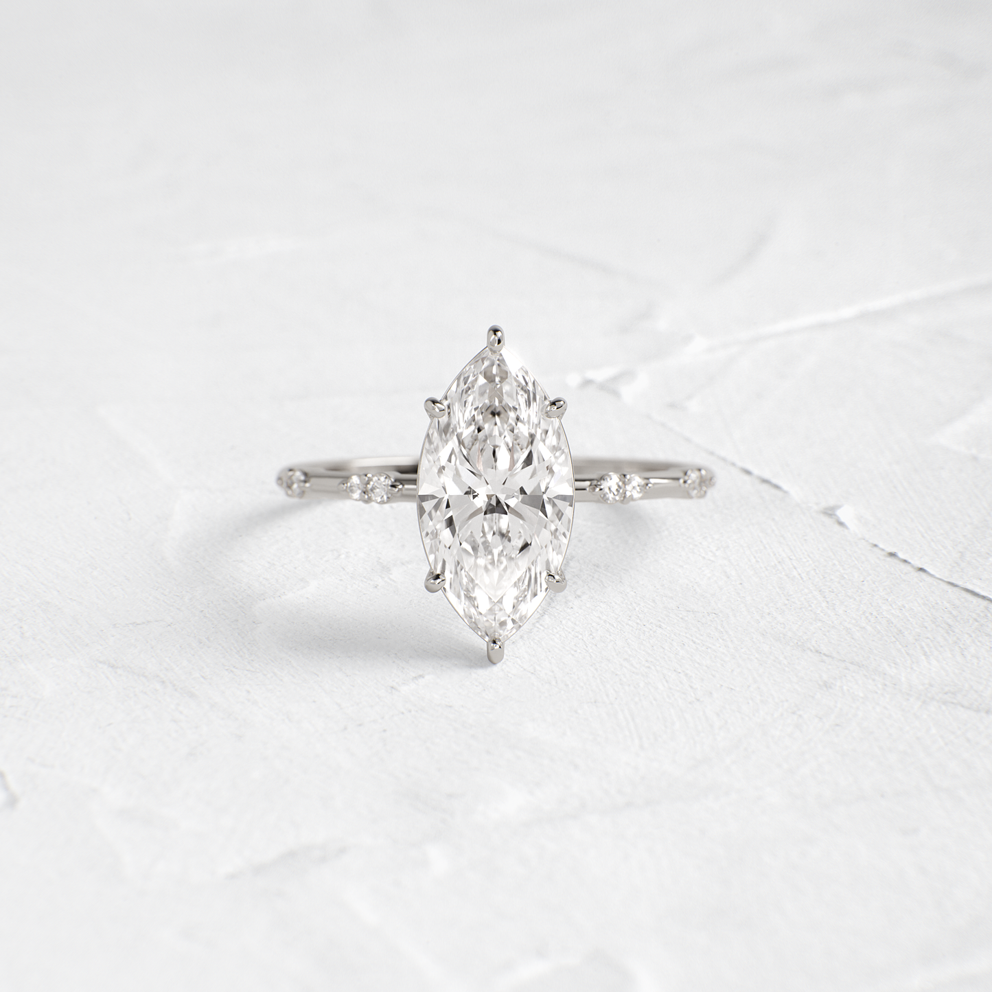 Dainty-Marquise Lab Grown Diamond Engagement Ring