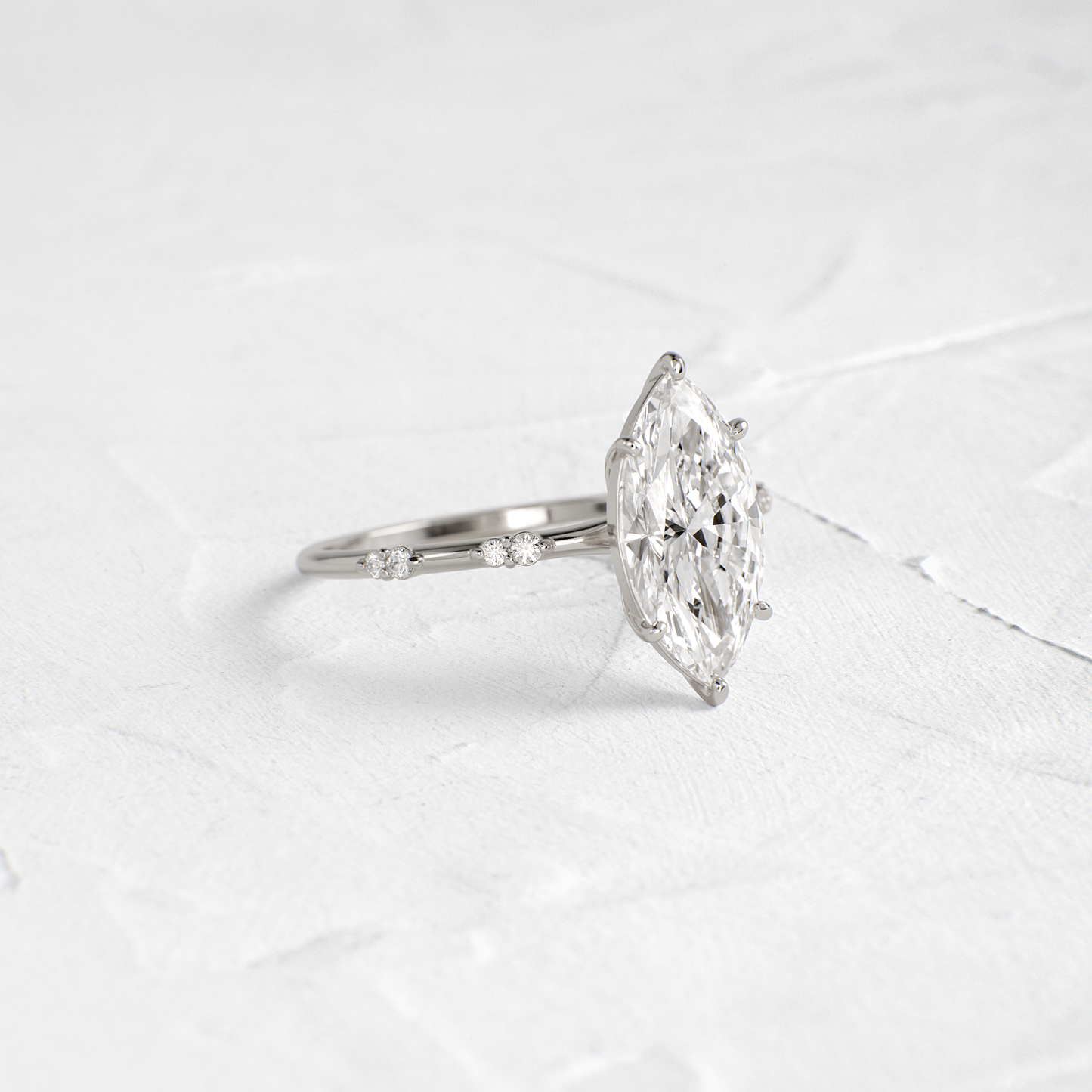 Dainty-Marquise Lab Grown Diamond Engagement Ring