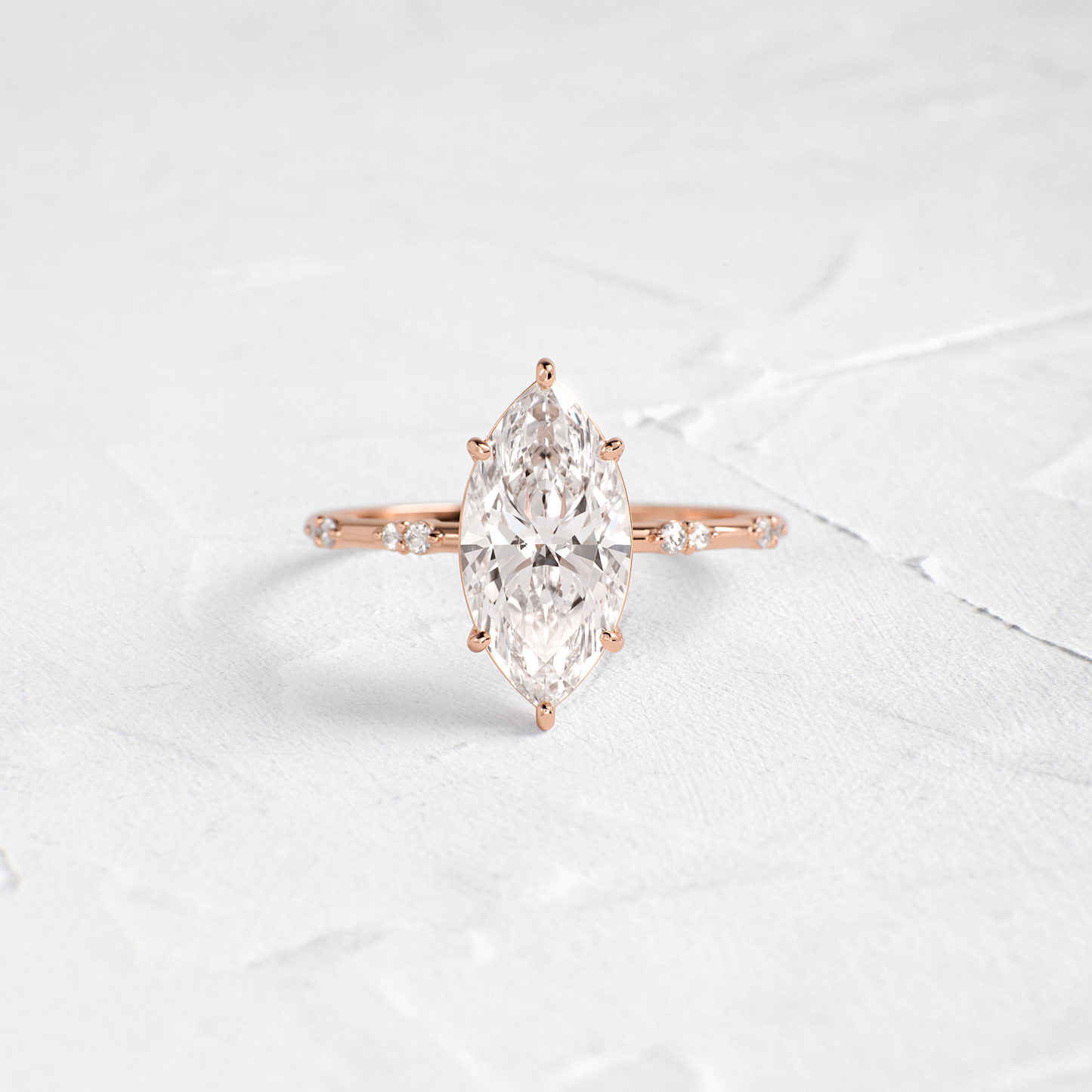 Dainty-Marquise Lab Grown Diamond Engagement Ring