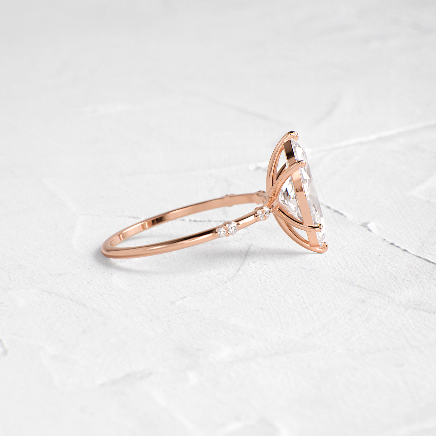 Dainty-Marquise Lab Grown Diamond Engagement Ring
