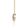 Load image into Gallery viewer, 1.50 CT Pear Lab Grown Diamond Halo Pendant Necklace
