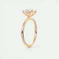 Load image into Gallery viewer, 2.0 CT Oval Lab Grown Diamond  Solitaire East West Engagement Ring
