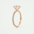 Load image into Gallery viewer, Eternal Radiance: 2.0 CT Round Lab Grown Diamond Pave Engagement Ring
