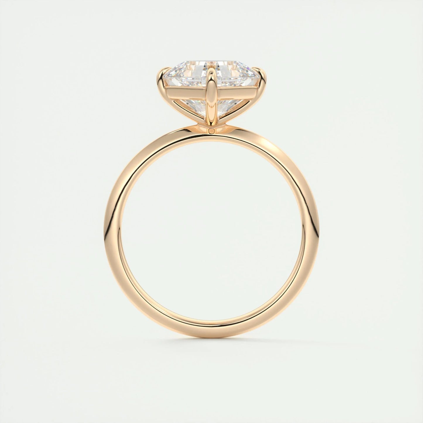 2 CT Asscher Solitaire CVD F/VS1 Diamond Engagement Ring 21