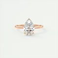 Load image into Gallery viewer, 2.0 CT Pear-Shaped Lab Grown Diamond Solitaire Engagement Ring
