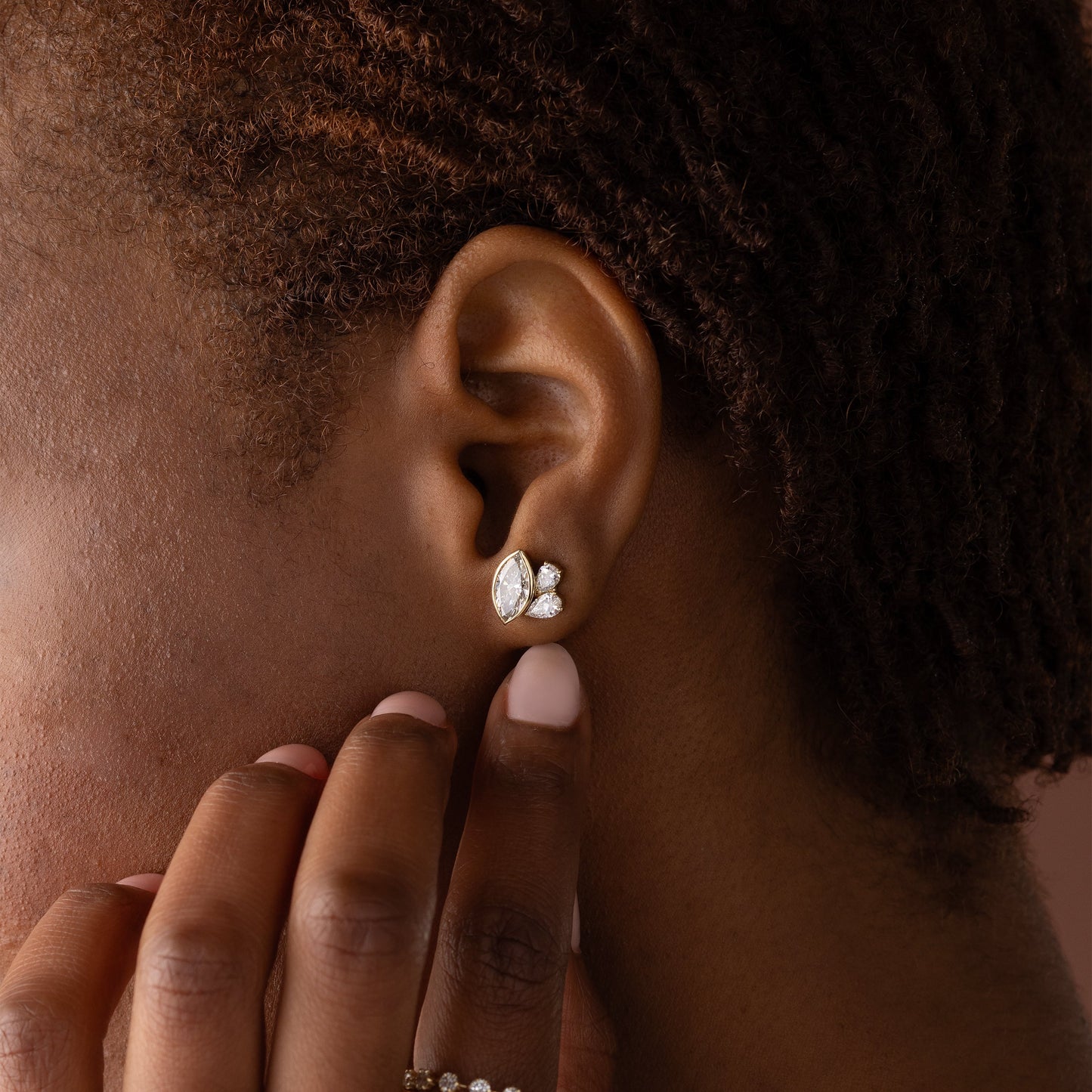 Solitaire- 1.0CT Oval Lab Grown Diamond Earrings