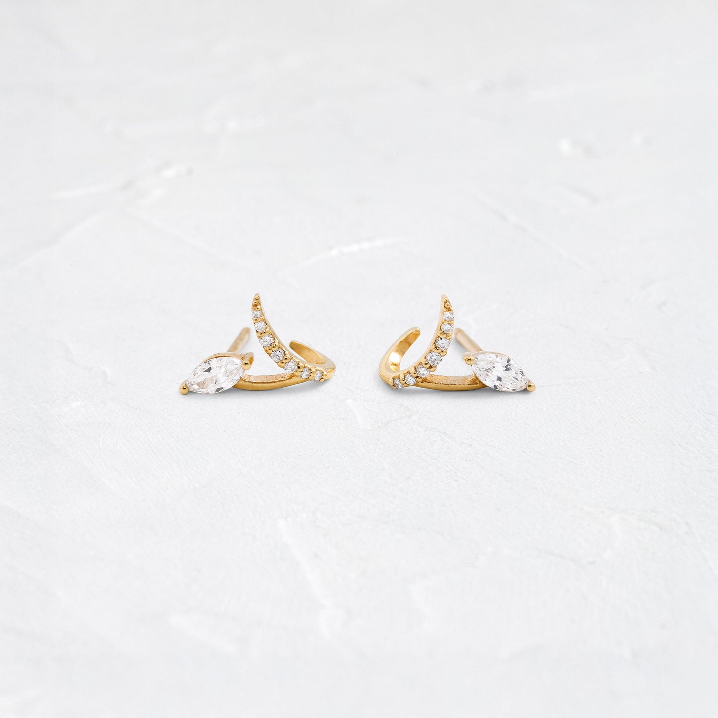 Solitaire- 1.0CT Oval Lab Grown Diamond Earrings