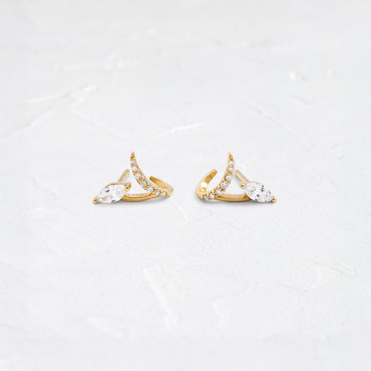 Solitaire- 1.0CT Oval Lab Grown Diamond Earrings
