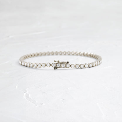 Solitaire Bezel-1.0 CT Oval Lab Grown Diamond Bracelets