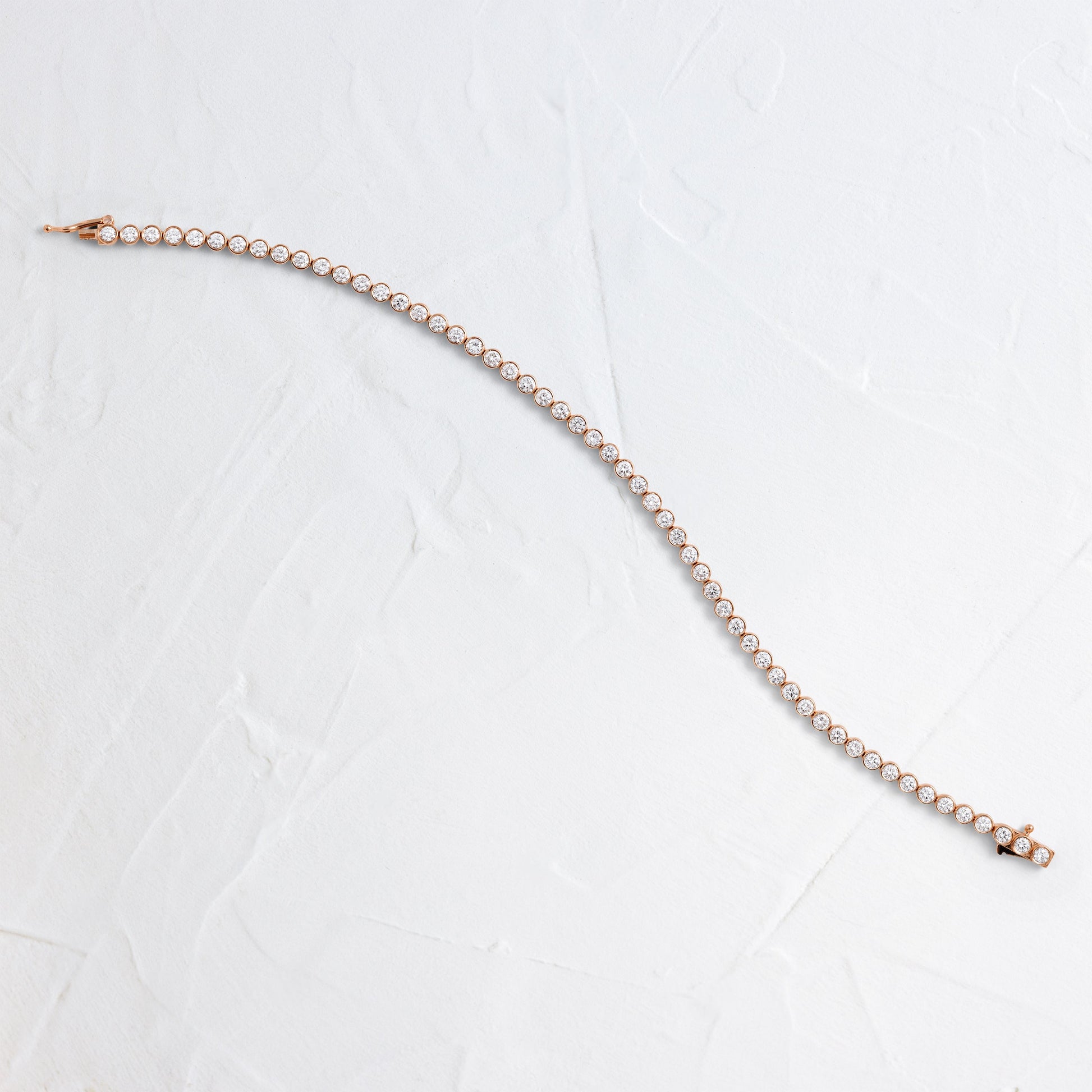 Solitaire Bezel-1.0 CT Oval Lab Grown Diamond Bracelets