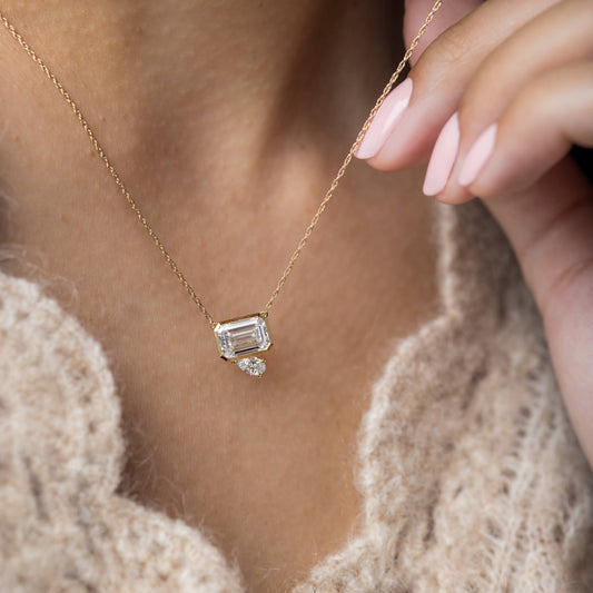 Solitaire- 1.0 CT Oval Lab Grown Diamond Necklace