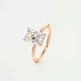 Load image into Gallery viewer, 2.0 CT Radiant Cut Lab Grown Diamond Solitaire Engagement Ring
