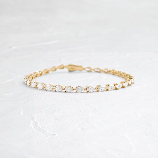 Solitaire Bezel-1.0 CT Oval Lab Grown Diamond Bracelets