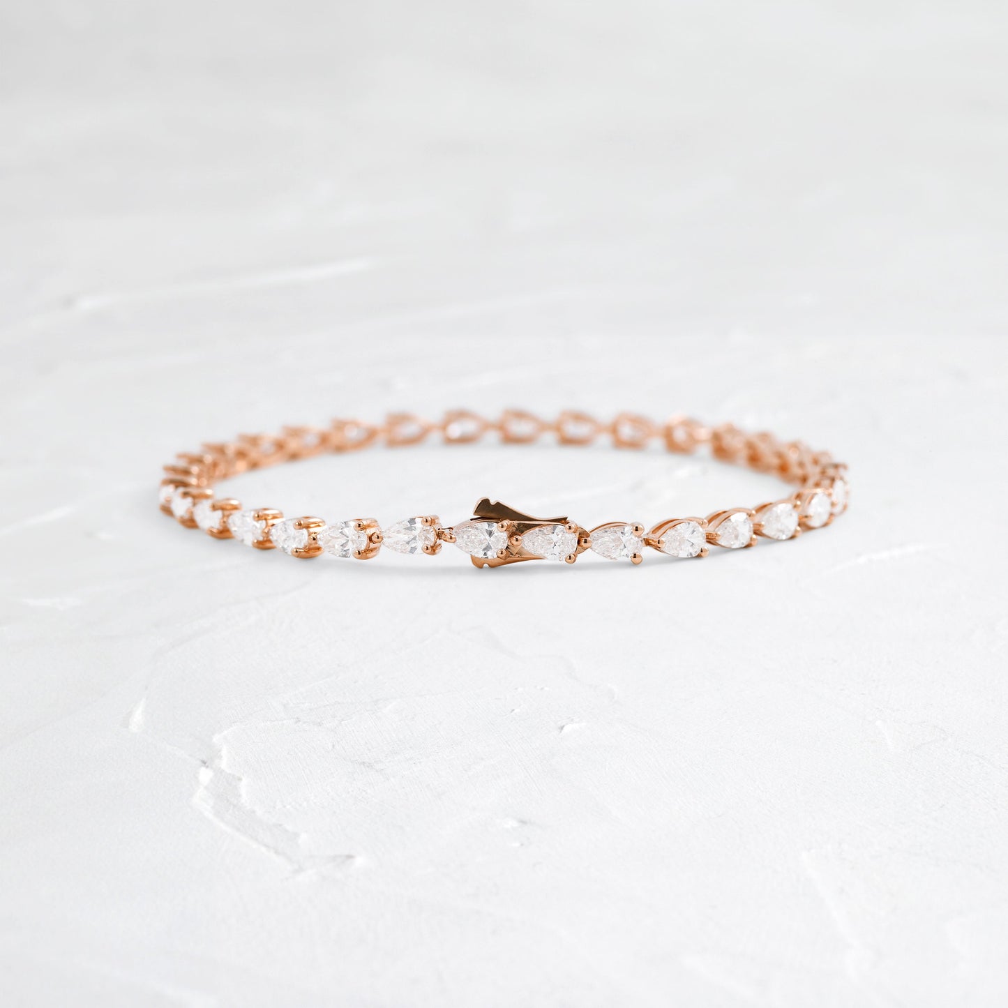 Solitaire Bezel-1.0 CT Oval Lab Grown Diamond Bracelets
