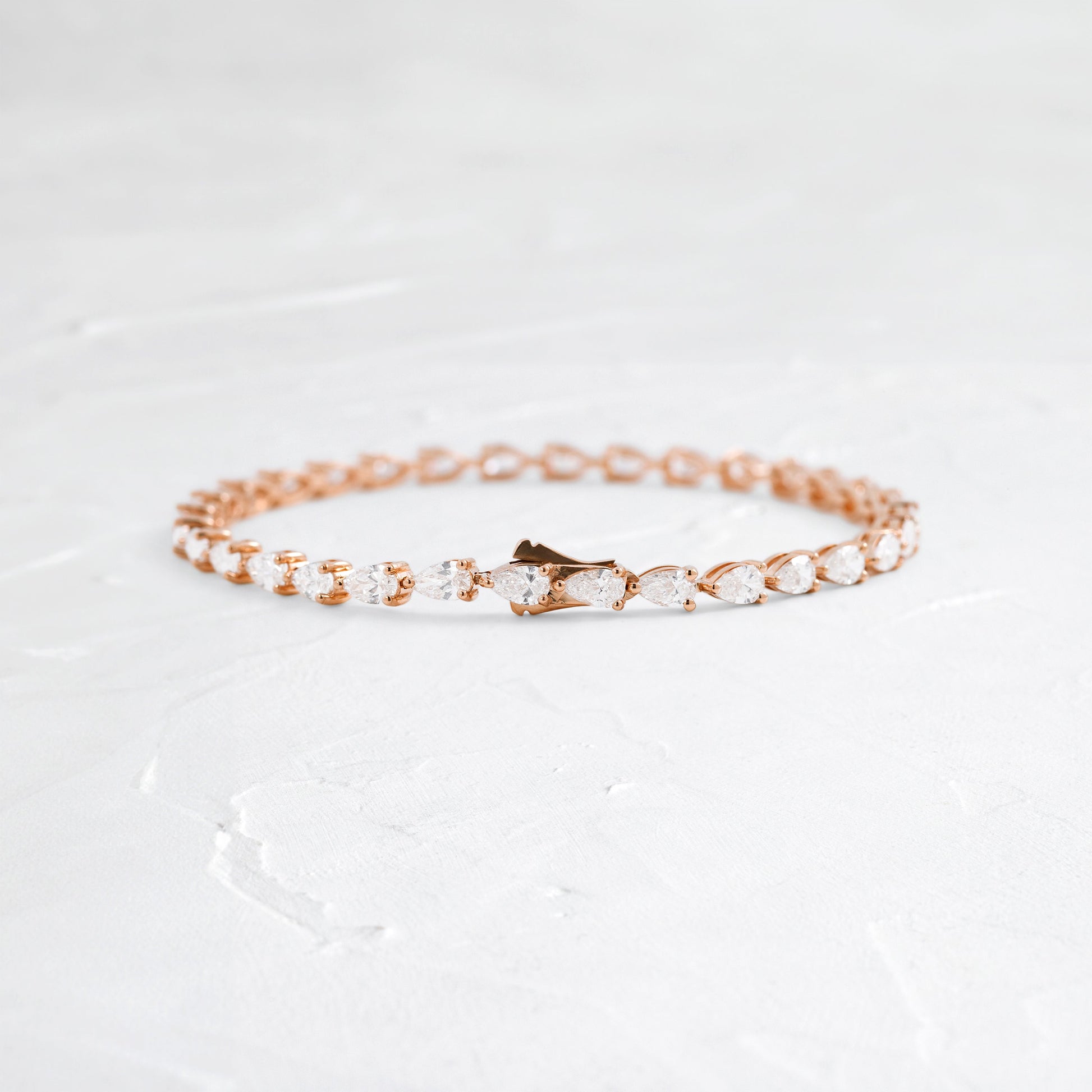 Solitaire Bezel-1.0 CT Oval Lab Grown Diamond Bracelets