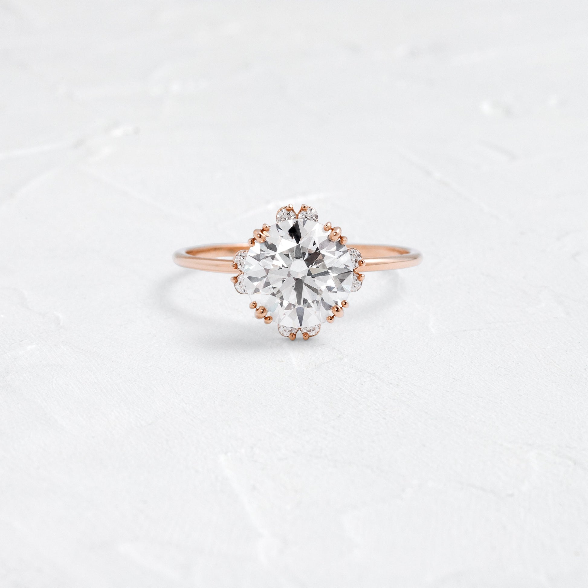 Solitaire-Oval Lab Grown Diamond Engagement Ring