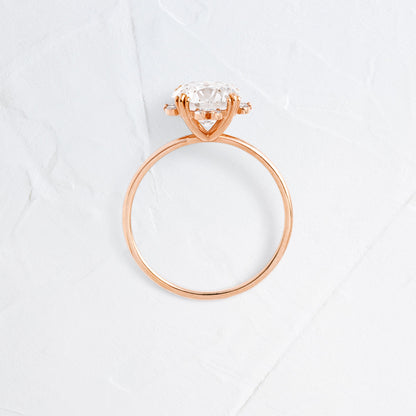 Solitaire-Oval Lab Grown Diamond Engagement Ring