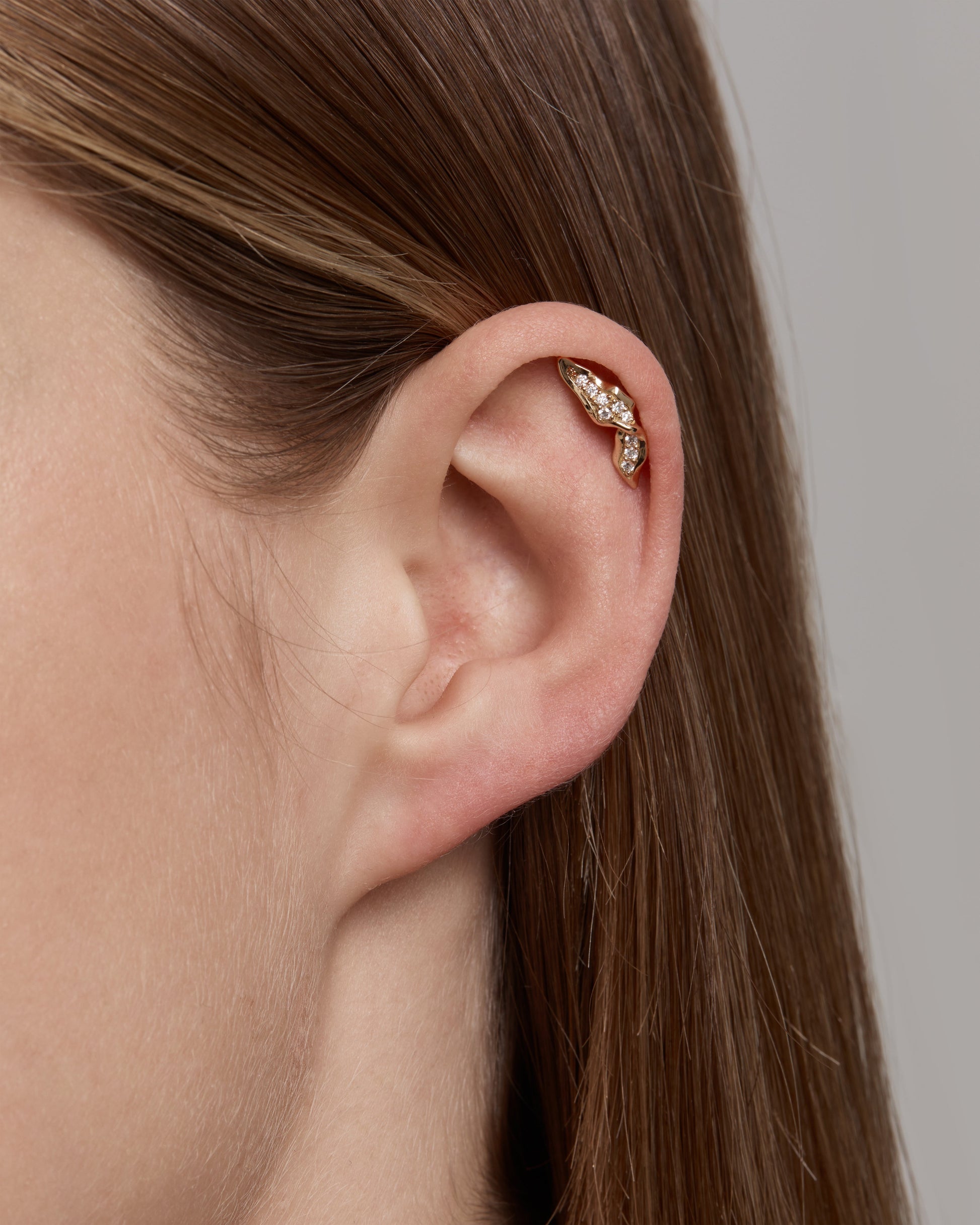 0.02 TCW Round Lab Grown Diamond Stud Earrings 6