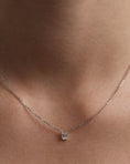 Load image into Gallery viewer, 1.0 CT Emerald Lab-Grown Diamond Solitaire Necklace in Luxe Setting 3
