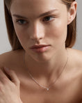 Load image into Gallery viewer, 1.0 CT Emerald Lab-Grown Diamond Solitaire Necklace in Luxe Setting 4
