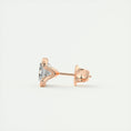 Load image into Gallery viewer, 1.0 Carat Asscher Cut Lab Grown Diamond Solitaire Stud Earrings
