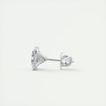 Load image into Gallery viewer, 1.0 Carat Asscher Cut Lab Grown Diamond Solitaire Stud Earrings
