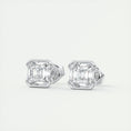 Load image into Gallery viewer, 1.0 Carat Asscher Cut Lab Grown Diamond Solitaire Stud Earrings
