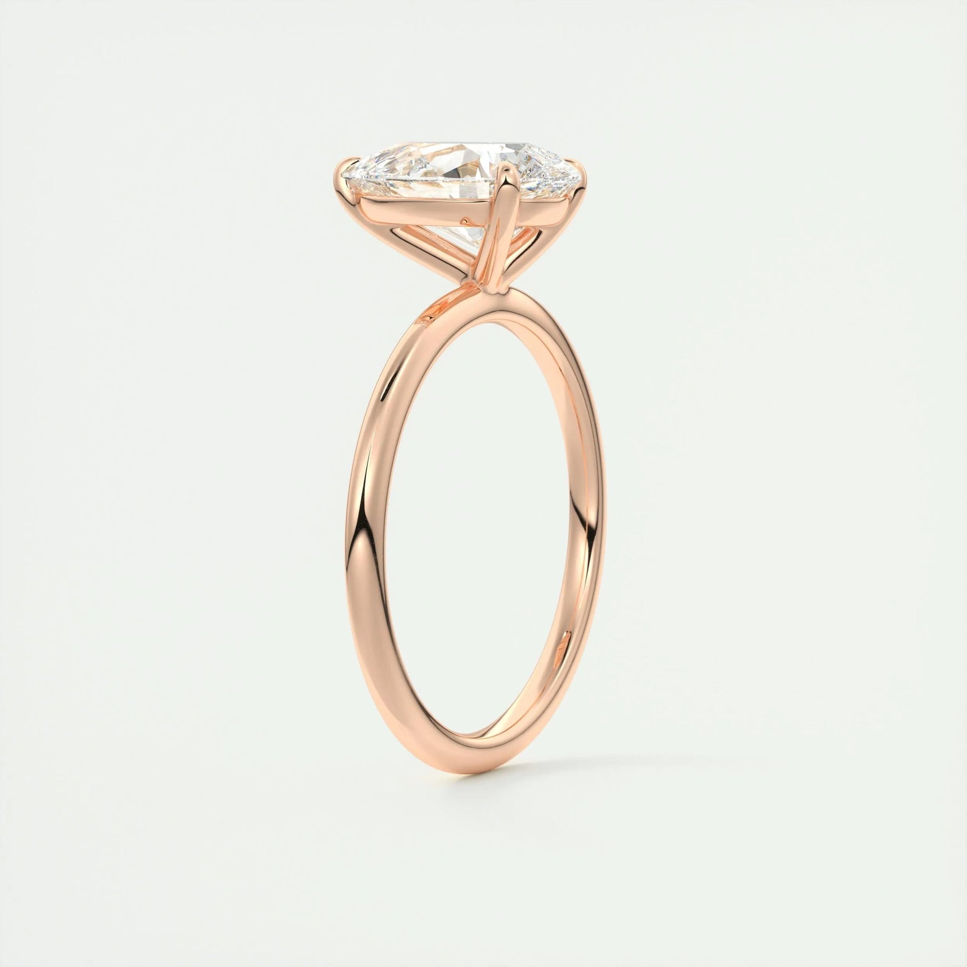 2.0 CT Pear-Shaped Lab Grown Diamond Solitaire Engagement Ring 20