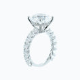 Load image into Gallery viewer, 2.0 CT Round Lab-Grown Diamond Hidden Halo Engagement Ring
