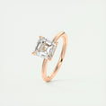 Load image into Gallery viewer, Radiant 2.0 CT Asscher-Cut Lab-Grown Diamond Solitaire Ring
