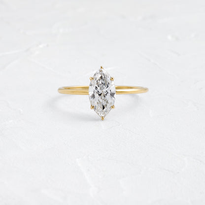Solitaire-Oval Lab Grown Diamond Engagement Ring