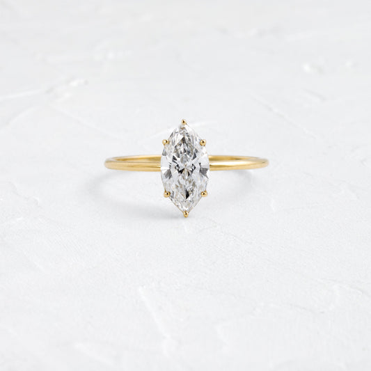 Solitaire-Oval Lab Grown Diamond Engagement Ring