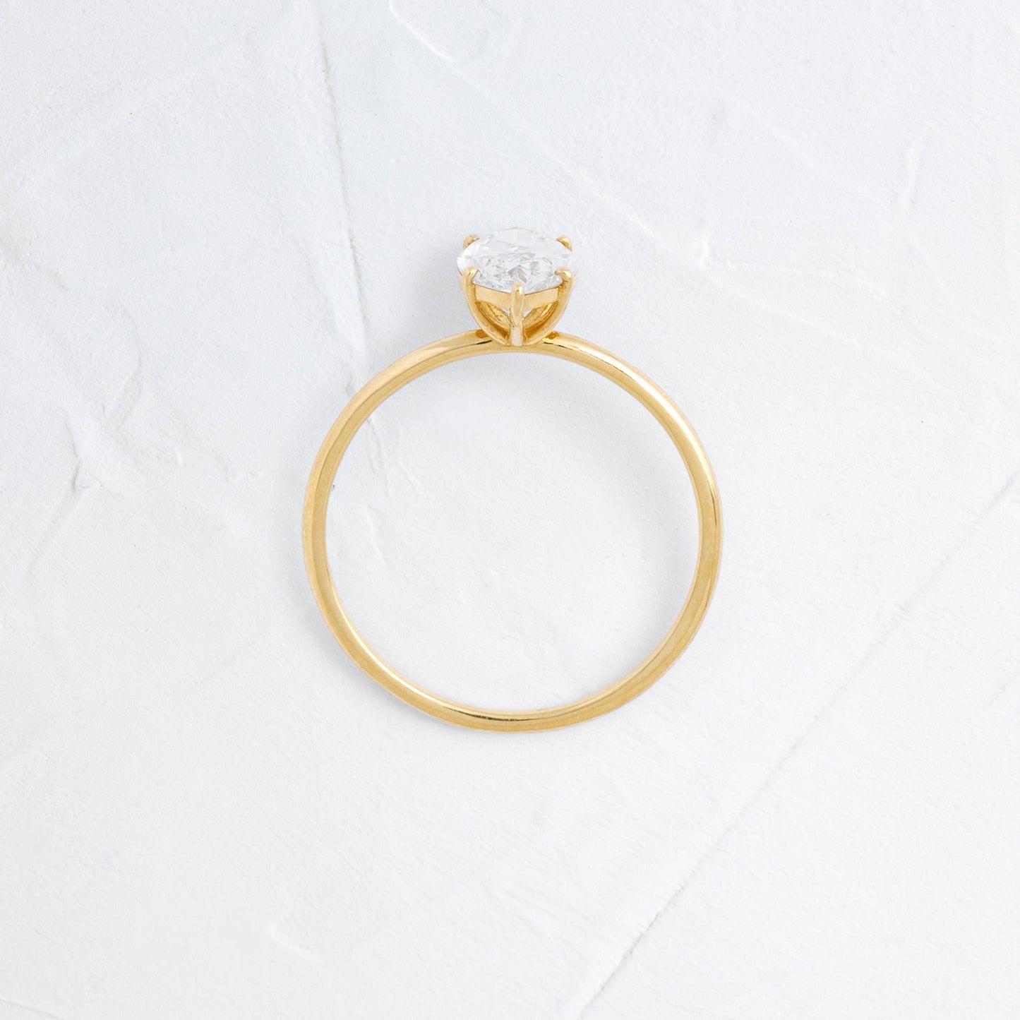 Solitaire-Marquise Lab Grown Diamond Engagement Ring
