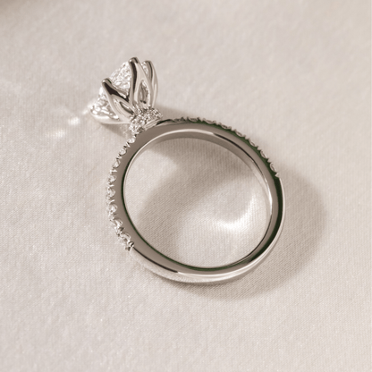Solitaire-Oval Lab Grown Diamond Engagement Ring