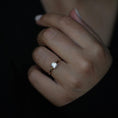 Load image into Gallery viewer, Radiant Elegance: 0.90 CT Cushion Lab-Grown Diamond Solitaire Ring
