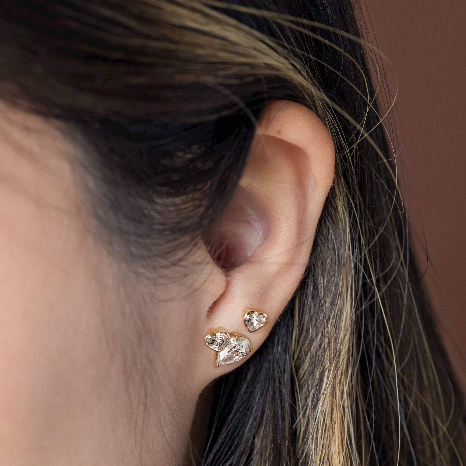 Solitaire- 1.0CT Oval Lab Grown Diamond Earrings