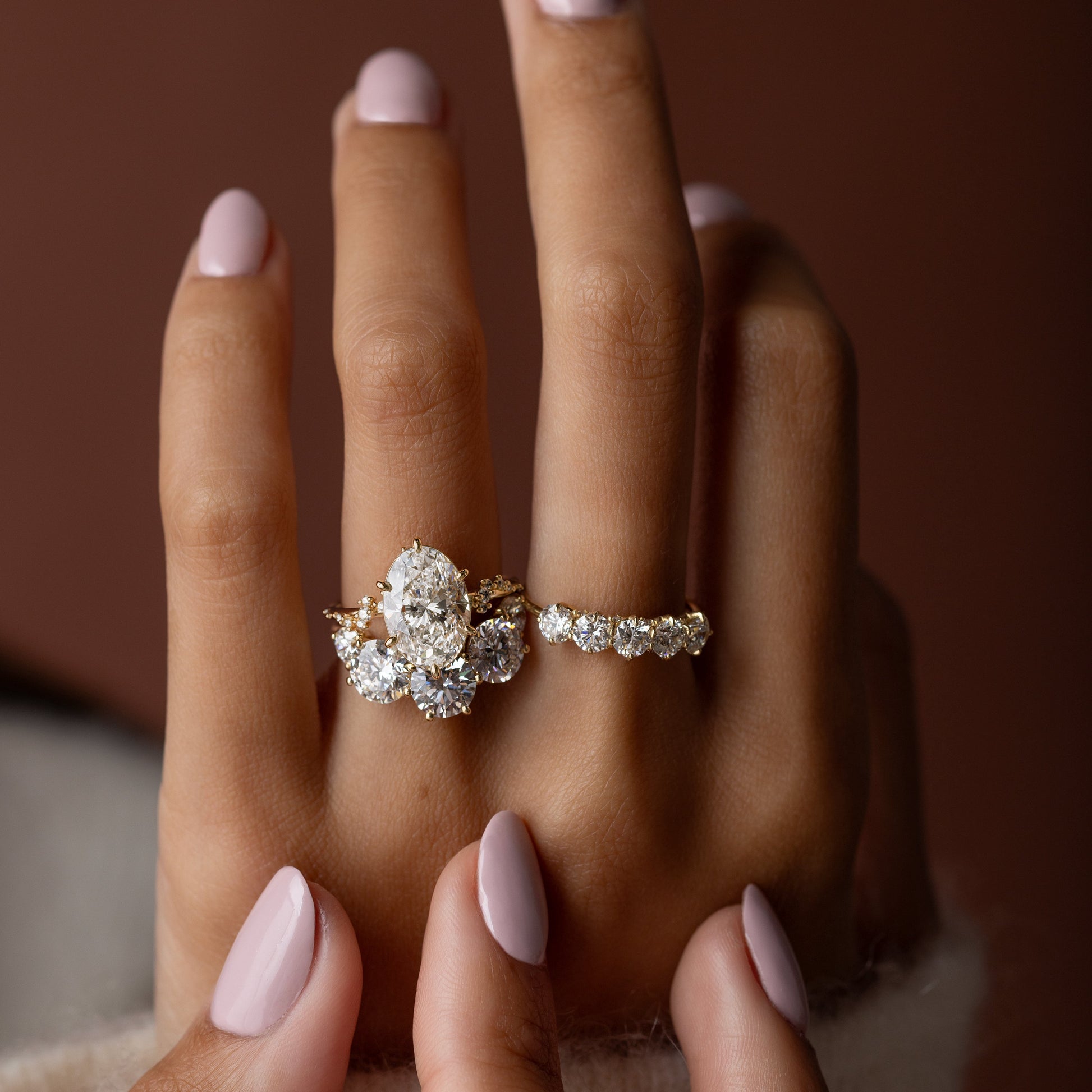 Solitaire-Oval Lab Grown Diamond Engagement Ring
