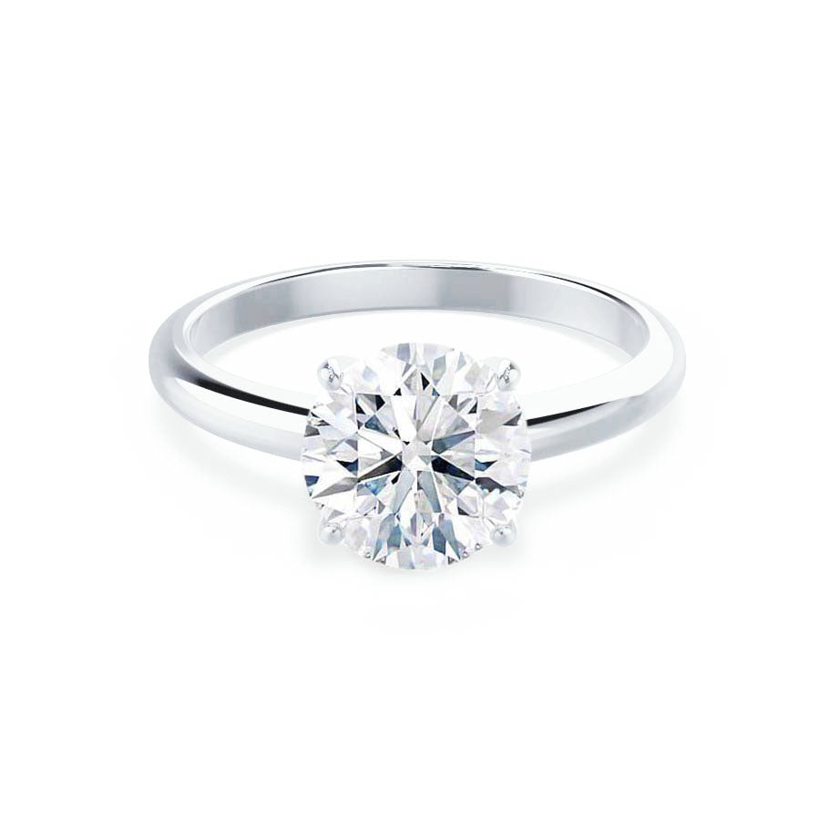 1.20 CT Round Lab-Grown Diamond Solitaire Engagement Ring – Timeless Elegance