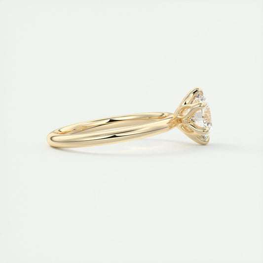 1.5 CT Round Solitaire CVD F/VS1 Diamond Engagement Ring 10